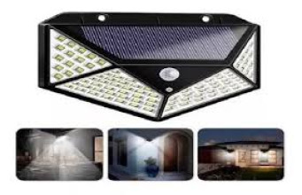 ¡Reflector Solar de 100 LED con Sensor de Movimiento - CL100!